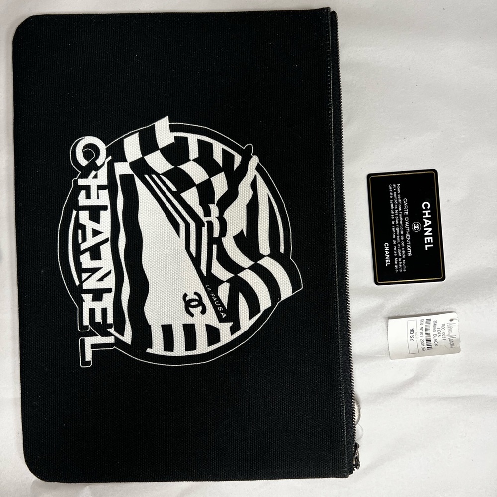Chanel Canvas Pouch